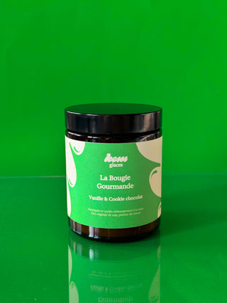 La bougie gourmande : vanille, cookie & chocolat