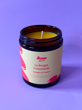 La bougie gourmande : mangue & passion
